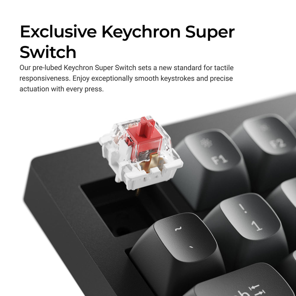 Keychron V1 8K QMK Teclado Mecânico Custom Com Fio