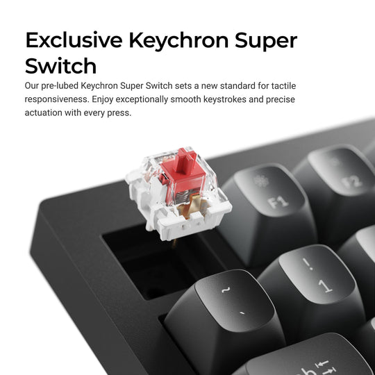 Keychron V1 8K QMK Teclado Mecânico Custom Com Fio