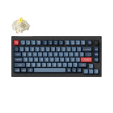 Keychron V1 Max QMK/VIA Teclado Mecânico Custom Wireless