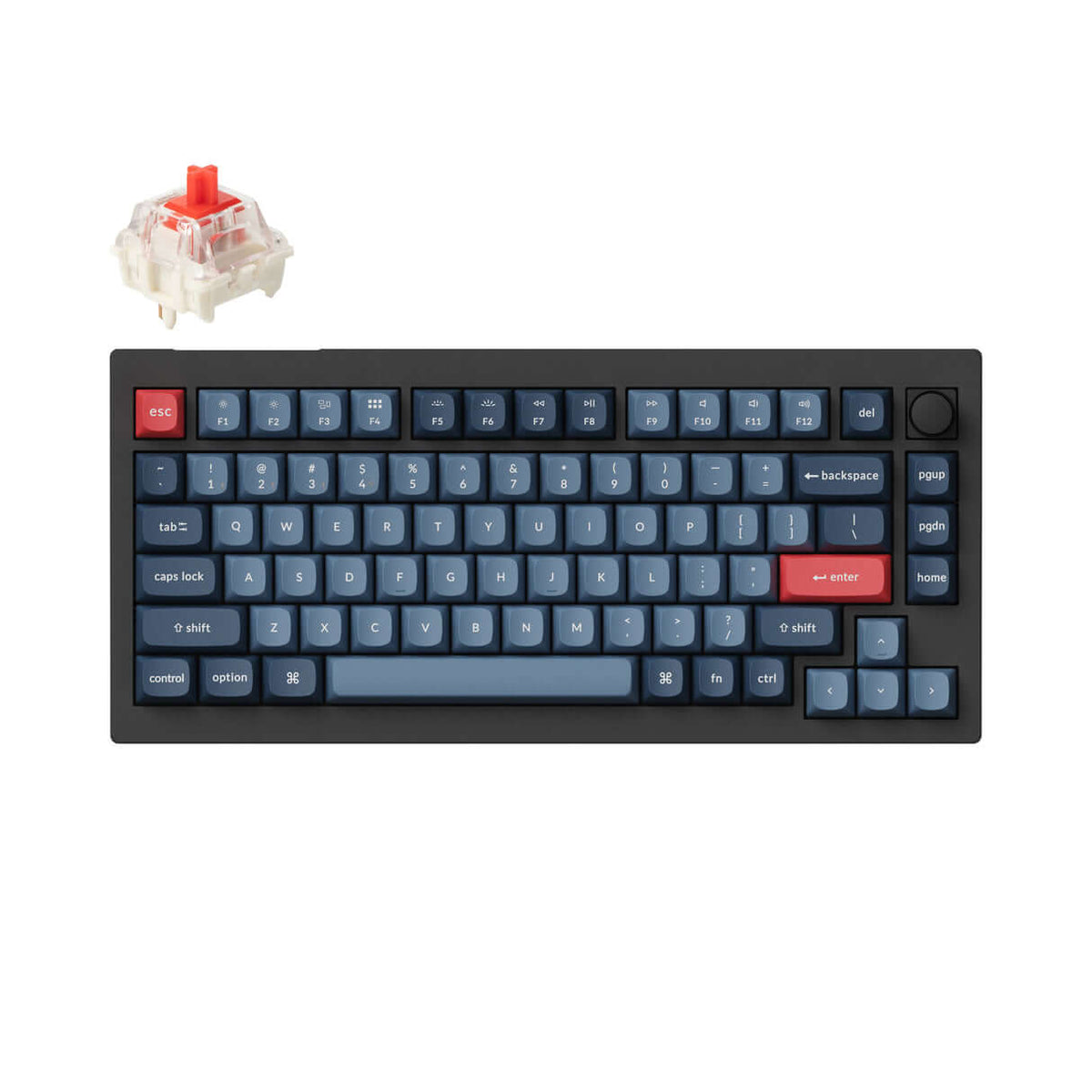 Keychron V1 Max QMK/VIA Teclado Mecânico Custom Wireless