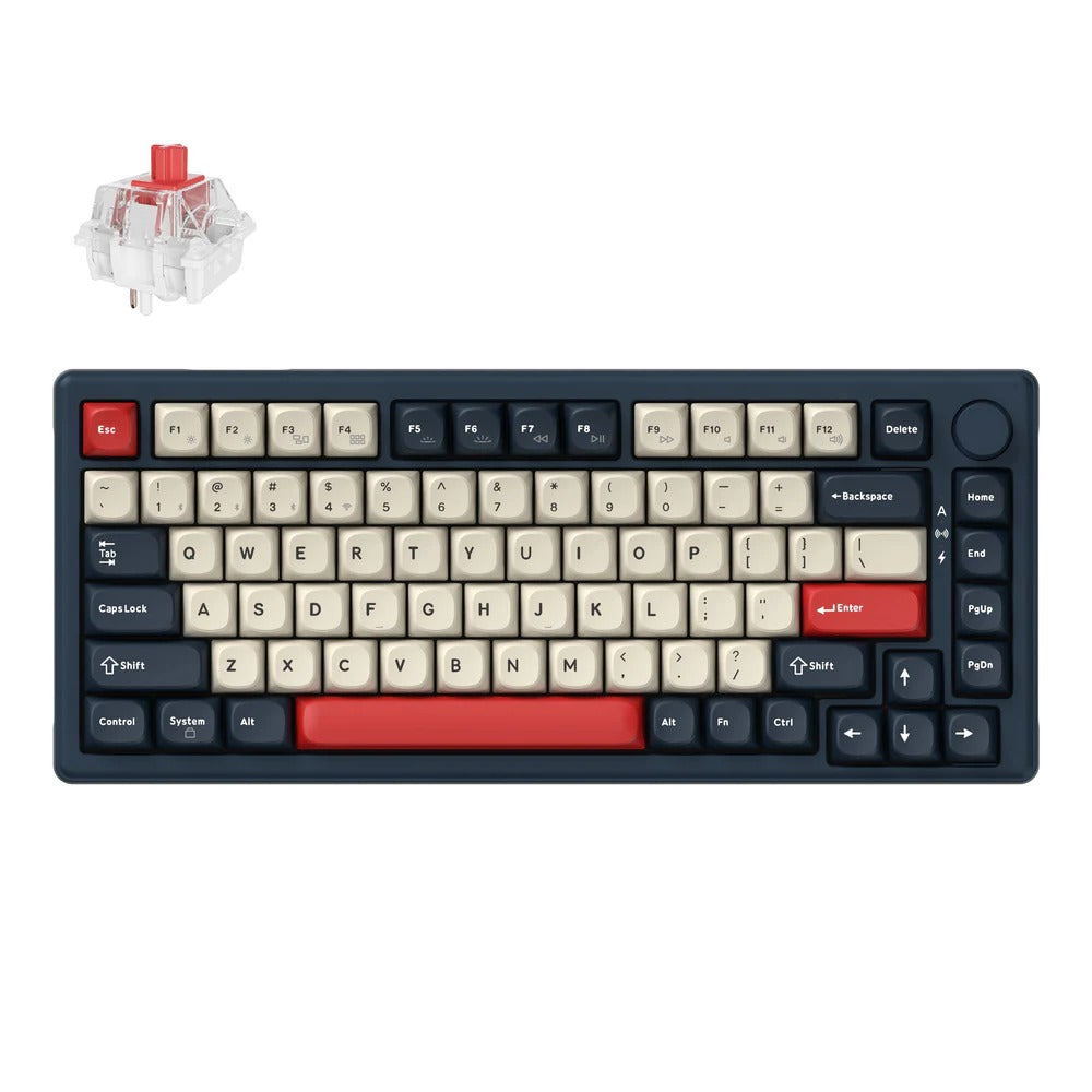Keychron J2 QMK Teclado Mecânico Wireless