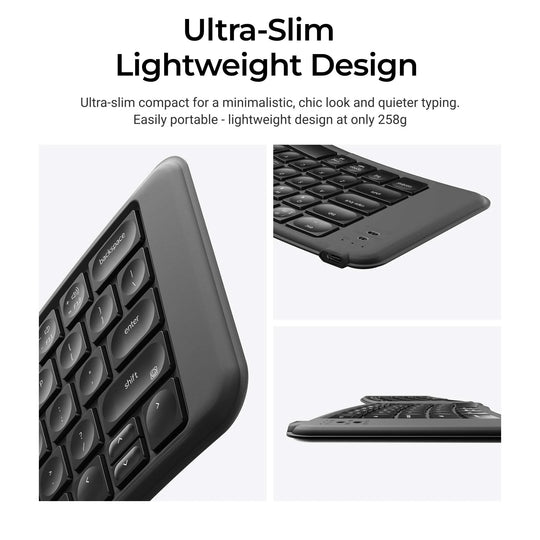 Keychron B11 Pro Ultra-Slim Teclado Sem Fio Dobrável