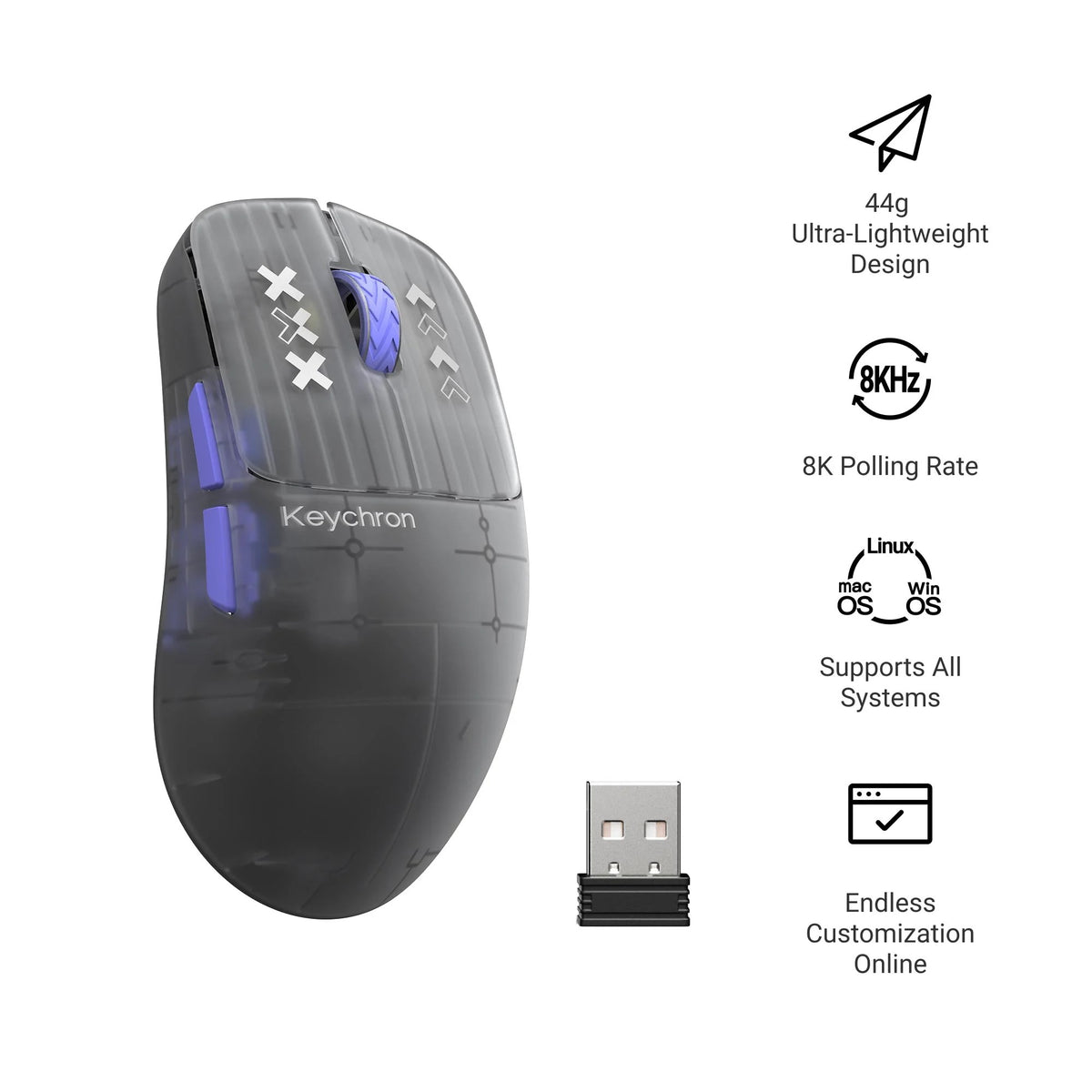 Keychron G3 Ultra Light Wireless Mouse