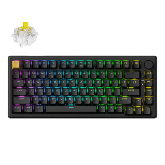Keychron J2 QMK Teclado Mecânico Wireless