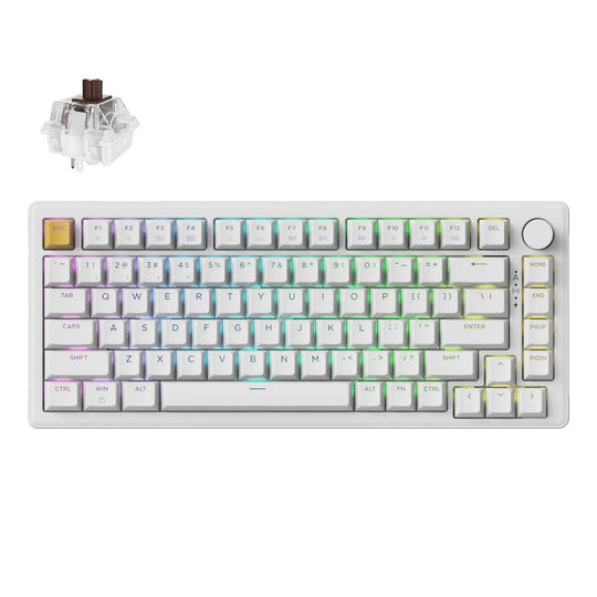 Keychron J2 QMK Teclado Mecânico Wireless