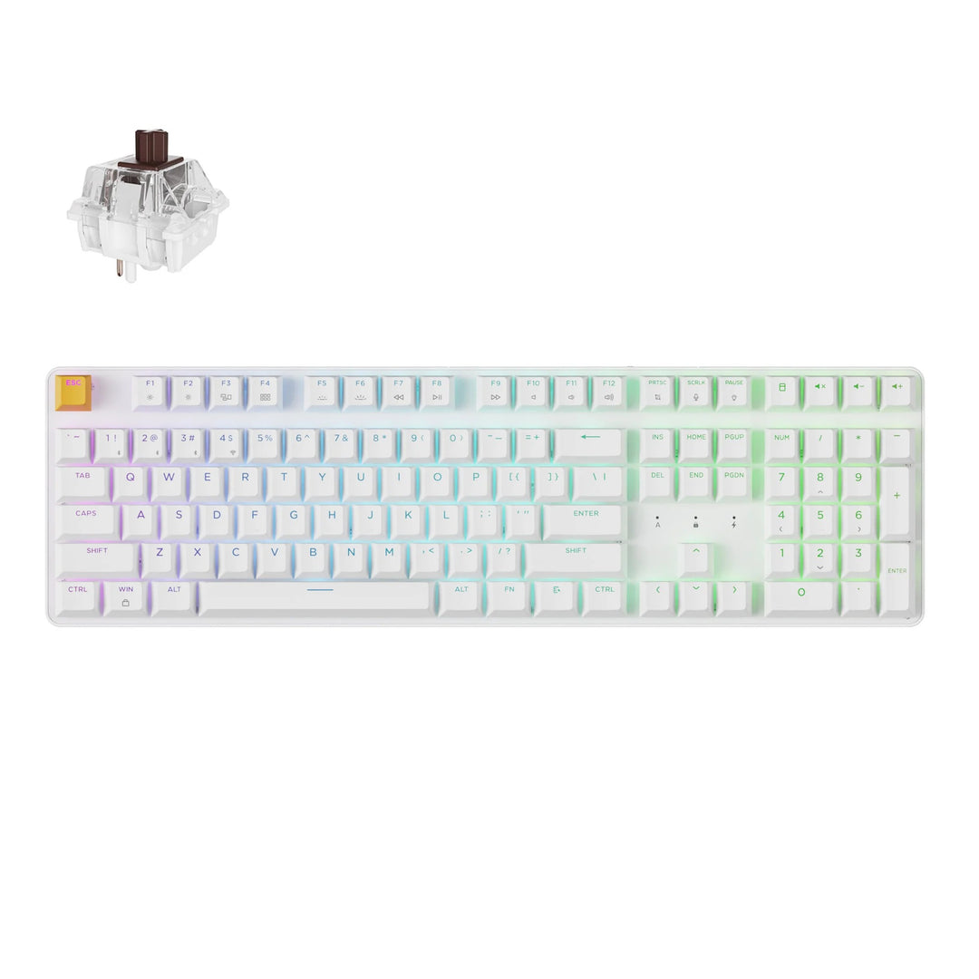 Keychron J5 QMK Teclado Mecânico Wireless