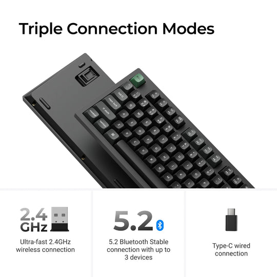 Keychron K10 Ultra 8K Teclado Mecânico Wireless Custom