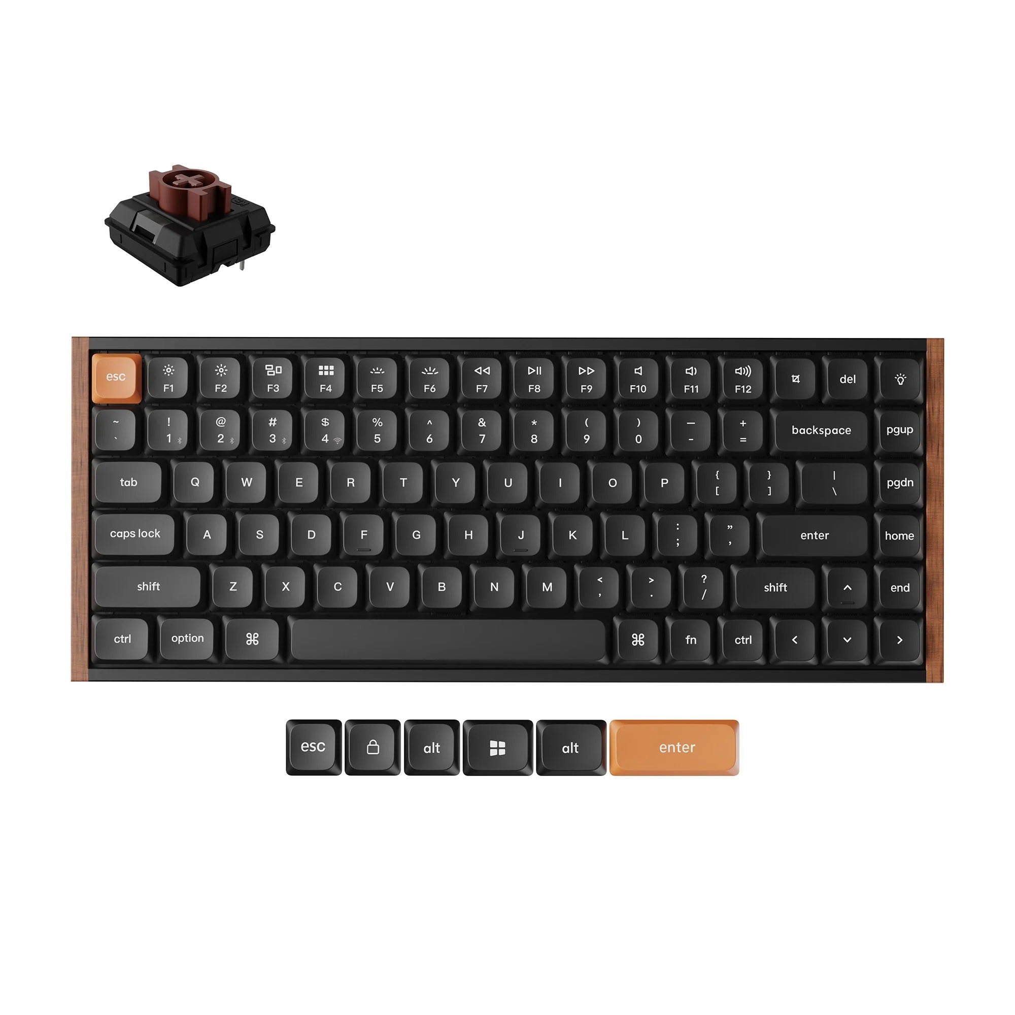 Keychron K3 Max Gateronロープロファイル茶軸 Keychron K3 Max SE | Teclado Mecânico 75% Low Profile Wireless