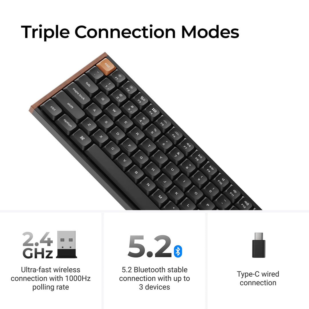Keychron K3 Max SE QMK/VIA Teclado Mecânico Custom Wireless