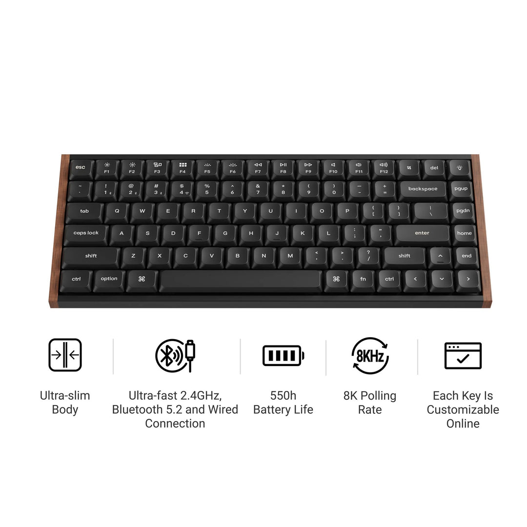 Keychron K3 Ultra 8K Teclado Mecânico Custom Wireless