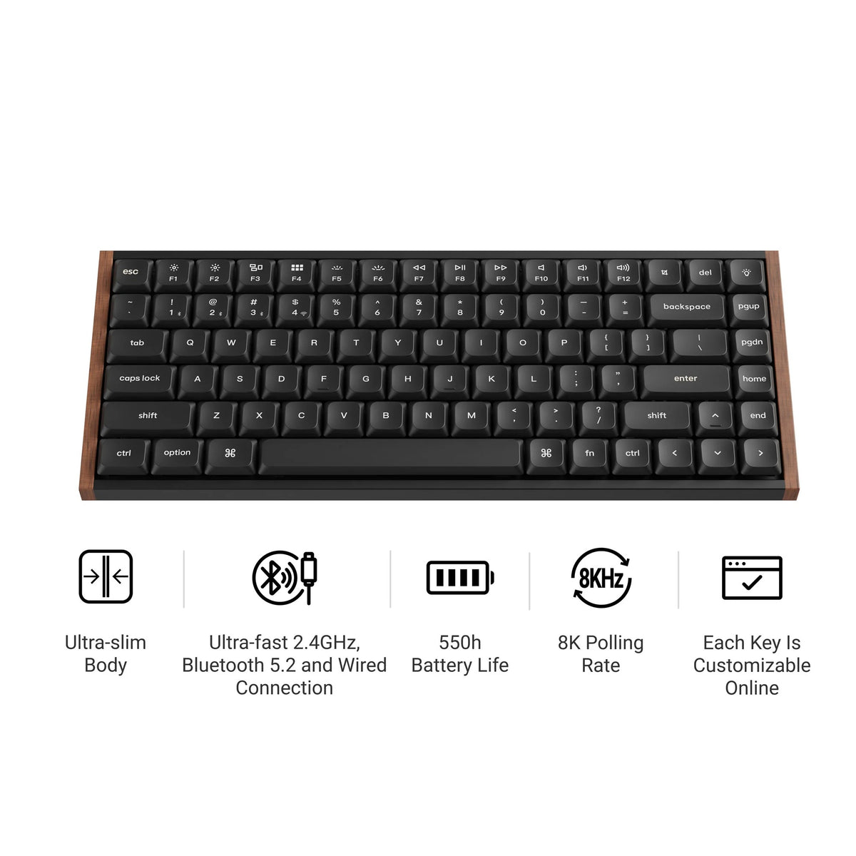 Keychron K3 Ultra 8K Teclado Mecânico Custom Wireless