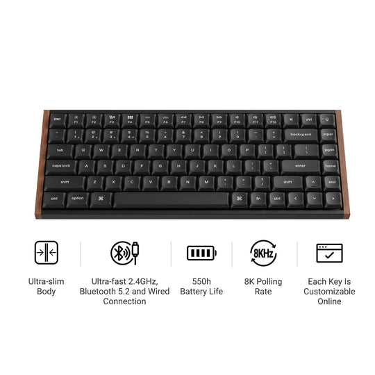 Keychron K3 Ultra 8K Teclado Mecânico Custom Wireless