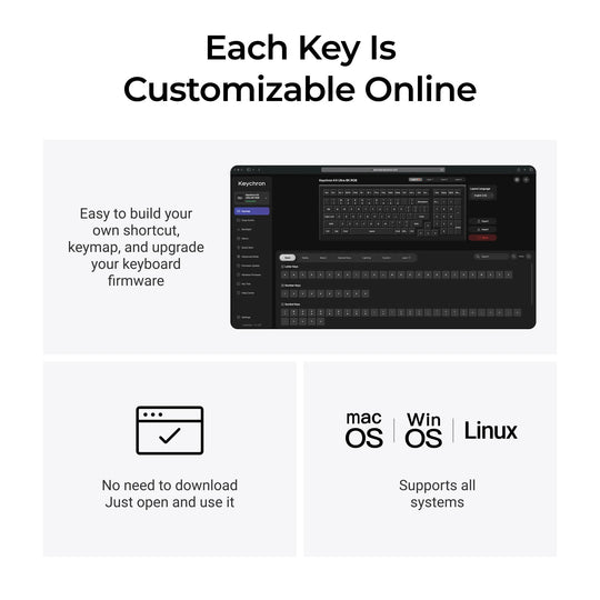 Keychron K4 Ultra 8K Teclado Mecânico Wireless Custom
