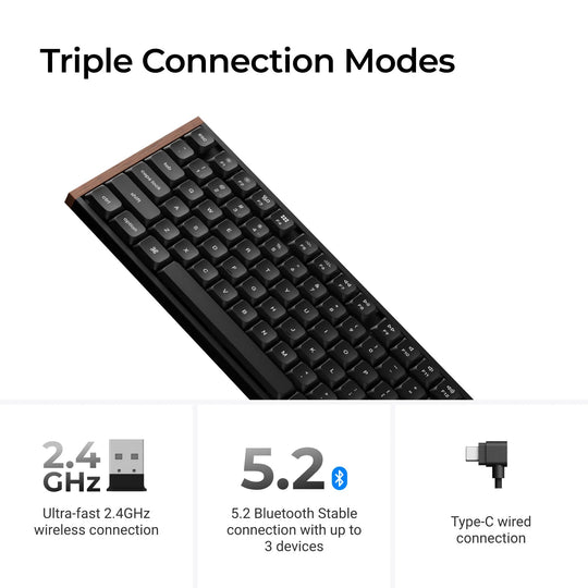 Keychron K5 Ultra 8K Teclado Mecânico Custom Wireless