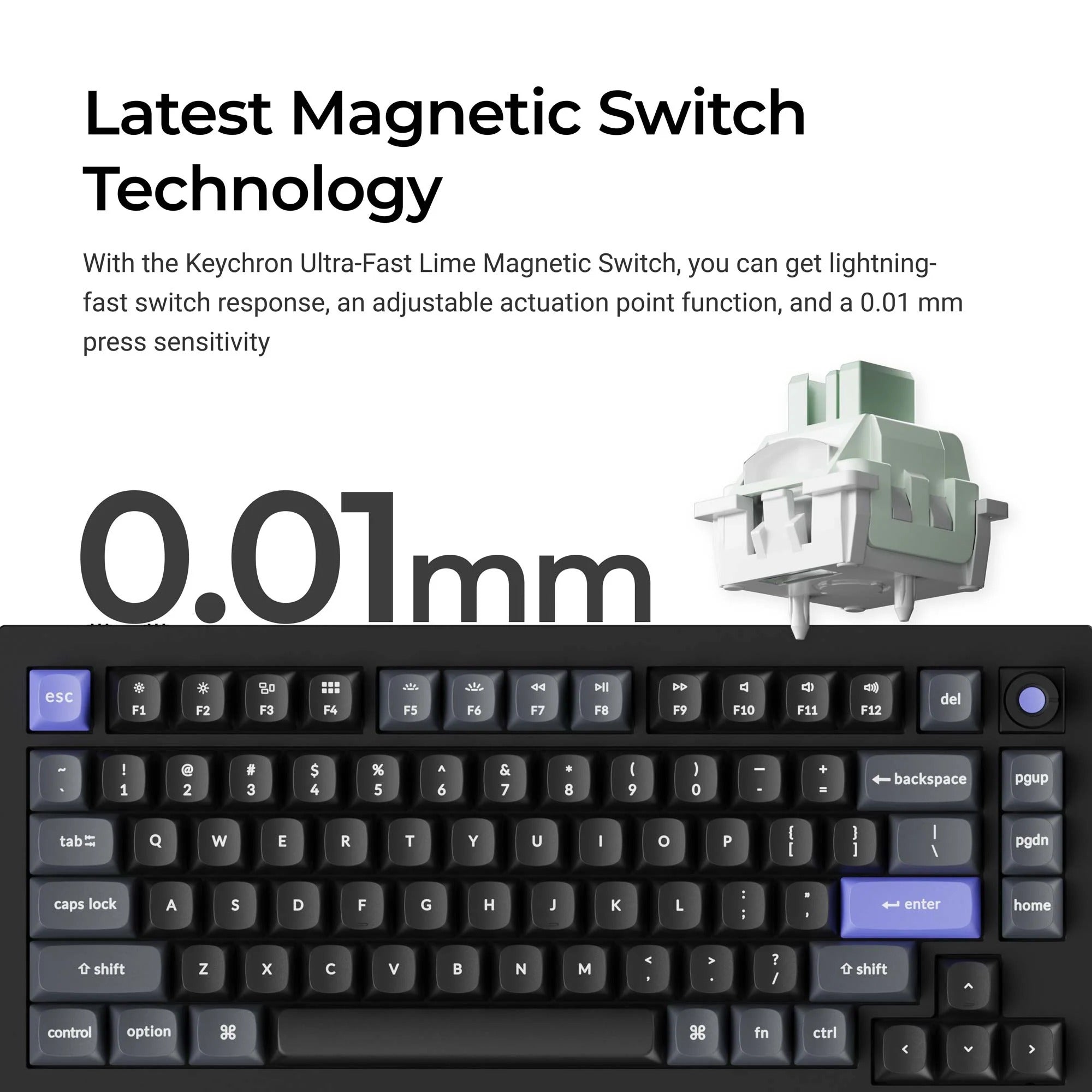 Keychron Q1 HE 8K | Teclado Magnético Com Fio – Keychron Brasil