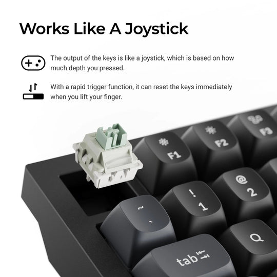 Keychron Q1 HE 8K Teclado Magnético Com Fio