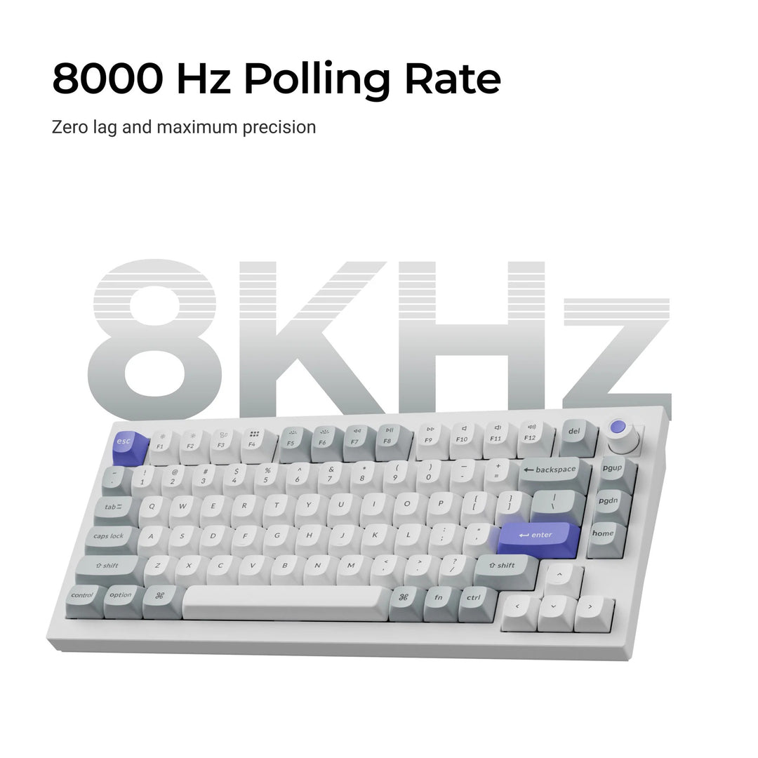 Keychron Q1 HE 8K Teclado Magnético Com Fio