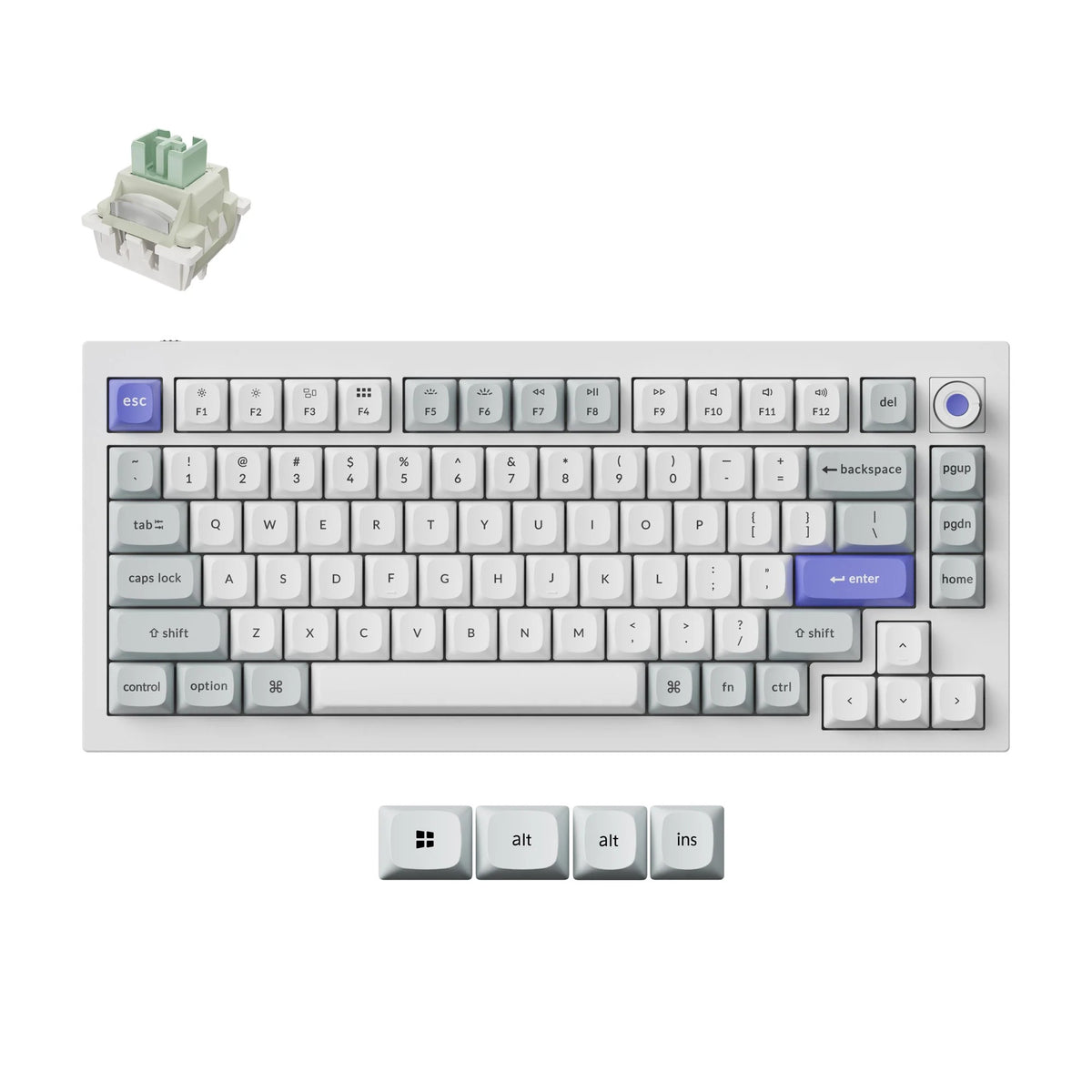 Keychron Q1 HE 8K Teclado Magnético Com Fio