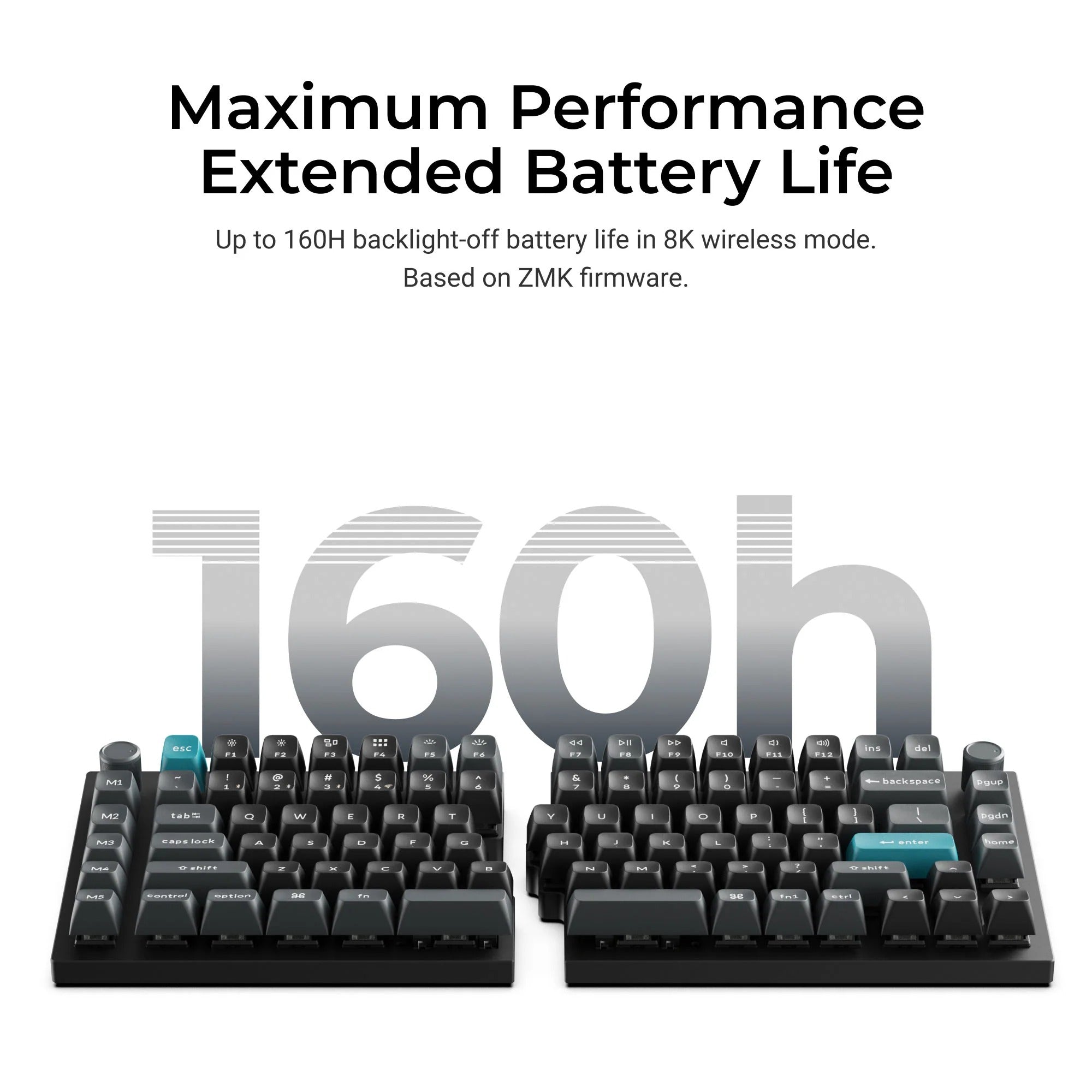 Keychron Q11 Ultra 8K | Teclado Mecânico Split Wireless Custom