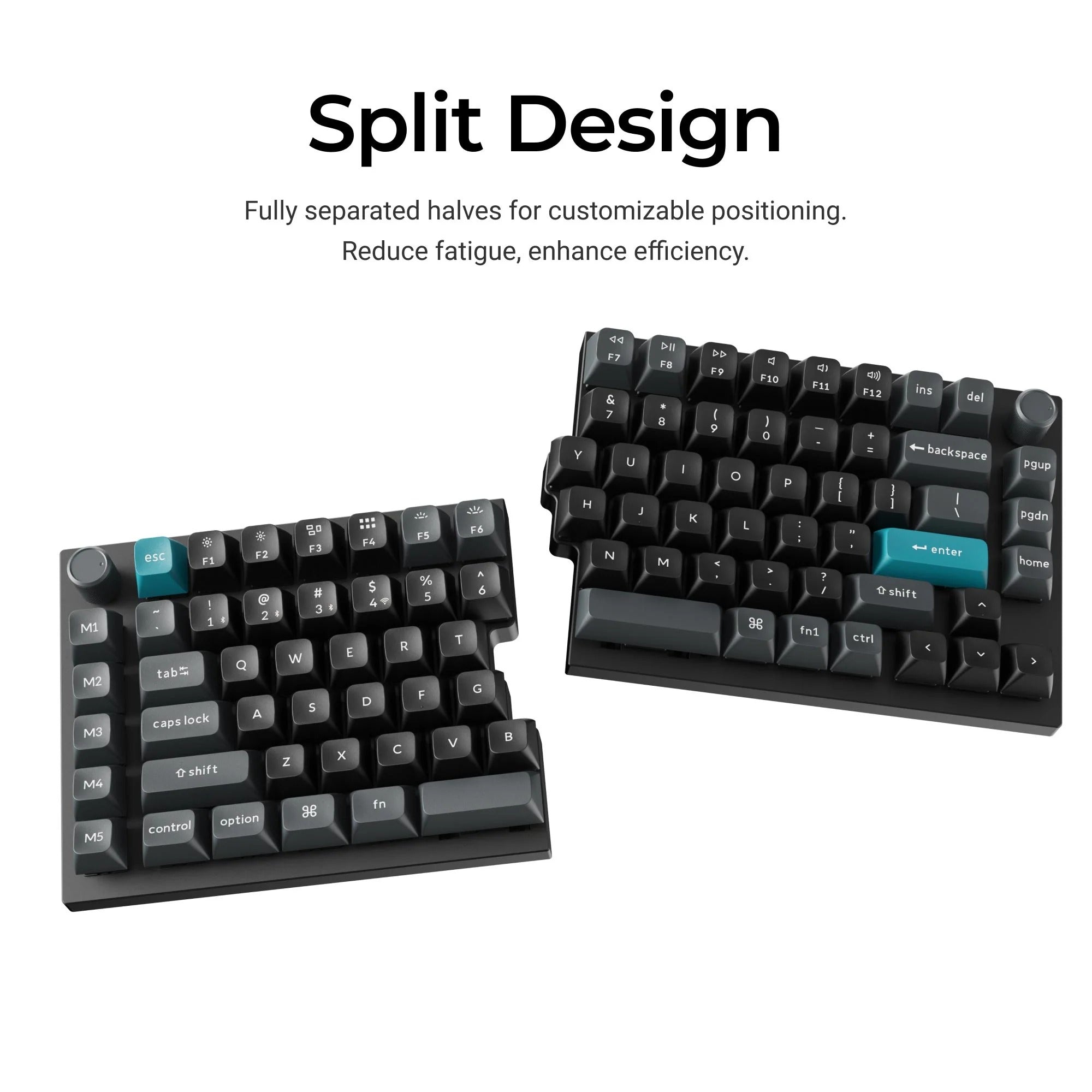 Keychron Q11 Ultra 8K | Teclado Mecânico Split Wireless Custom