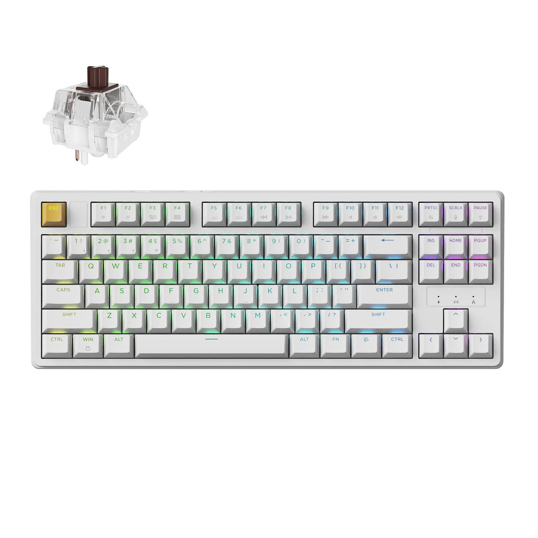 Keychron J4 QMK Teclado Mecânico Wireless