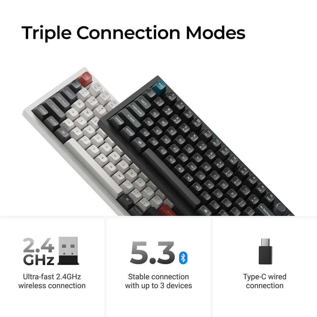 Keychron Q6 Ultra 8K Teclado Mecânico Custom Wireless