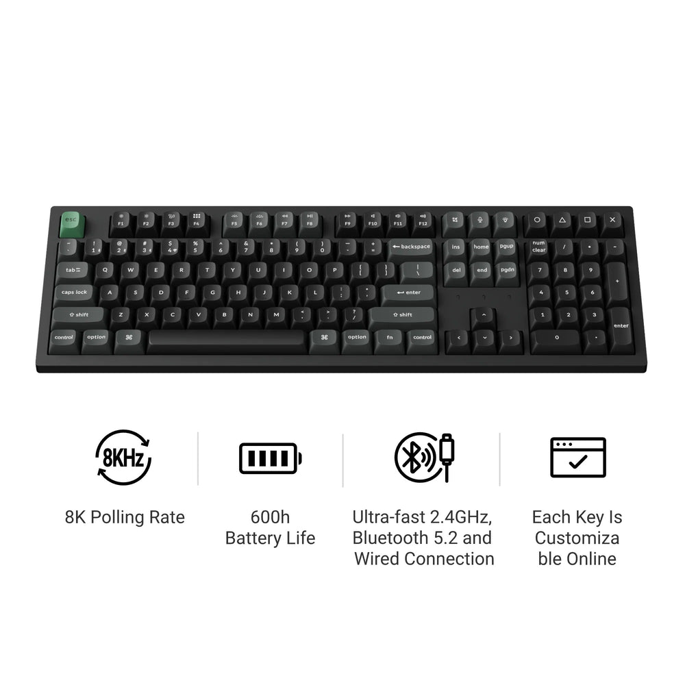 Keychron K10 Ultra 8K Teclado Mecânico Wireless Custom