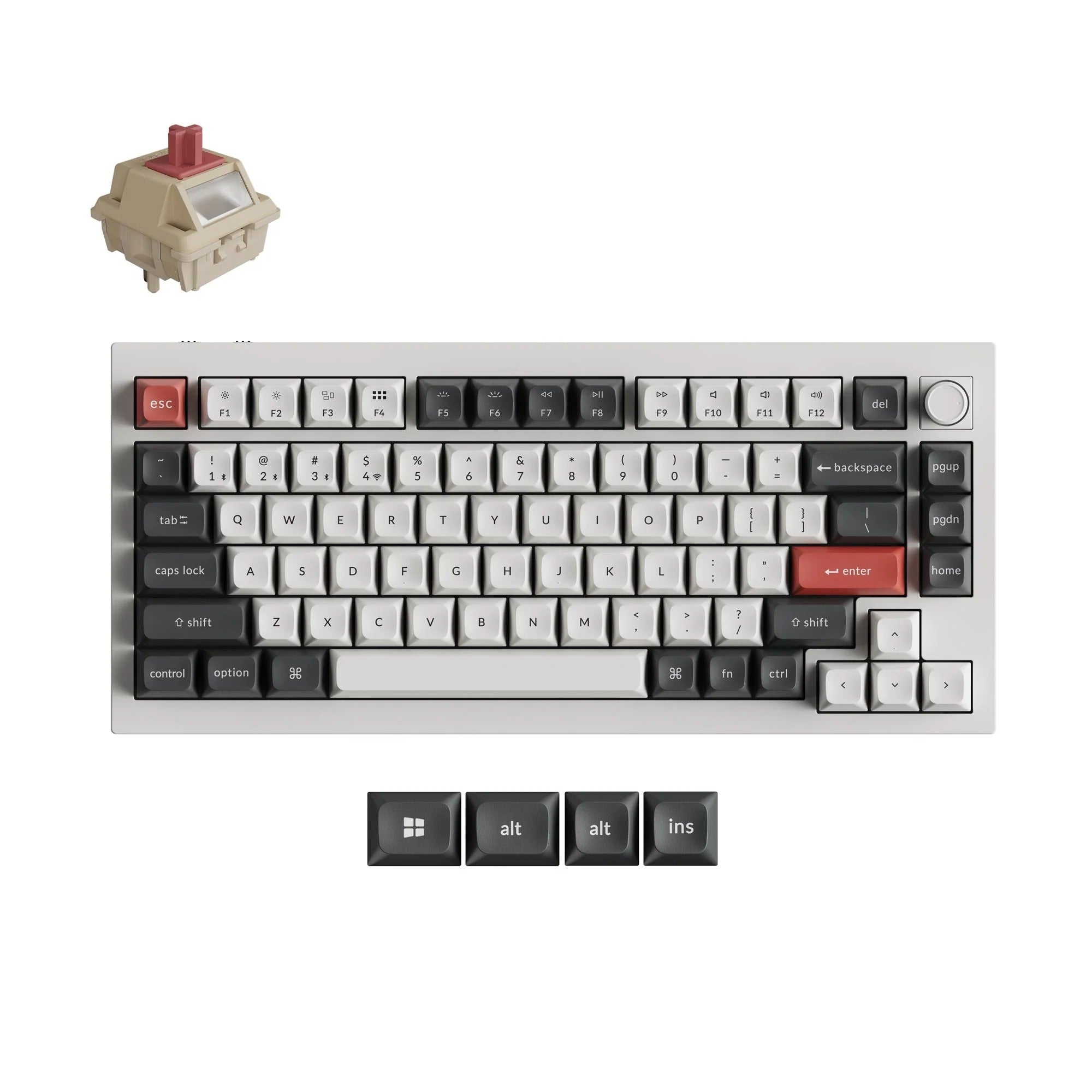 Keychron Q1 Ultra 8K | Teclado Mecânico 75% Custom Wireless