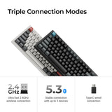 Keychron Q3 Ultra 8K Teclado Mecânico Custom Wireless