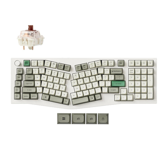 Keychron Q13 Max (Alice Layout) QMK/VIA Teclado Mecânico Custom Wireless