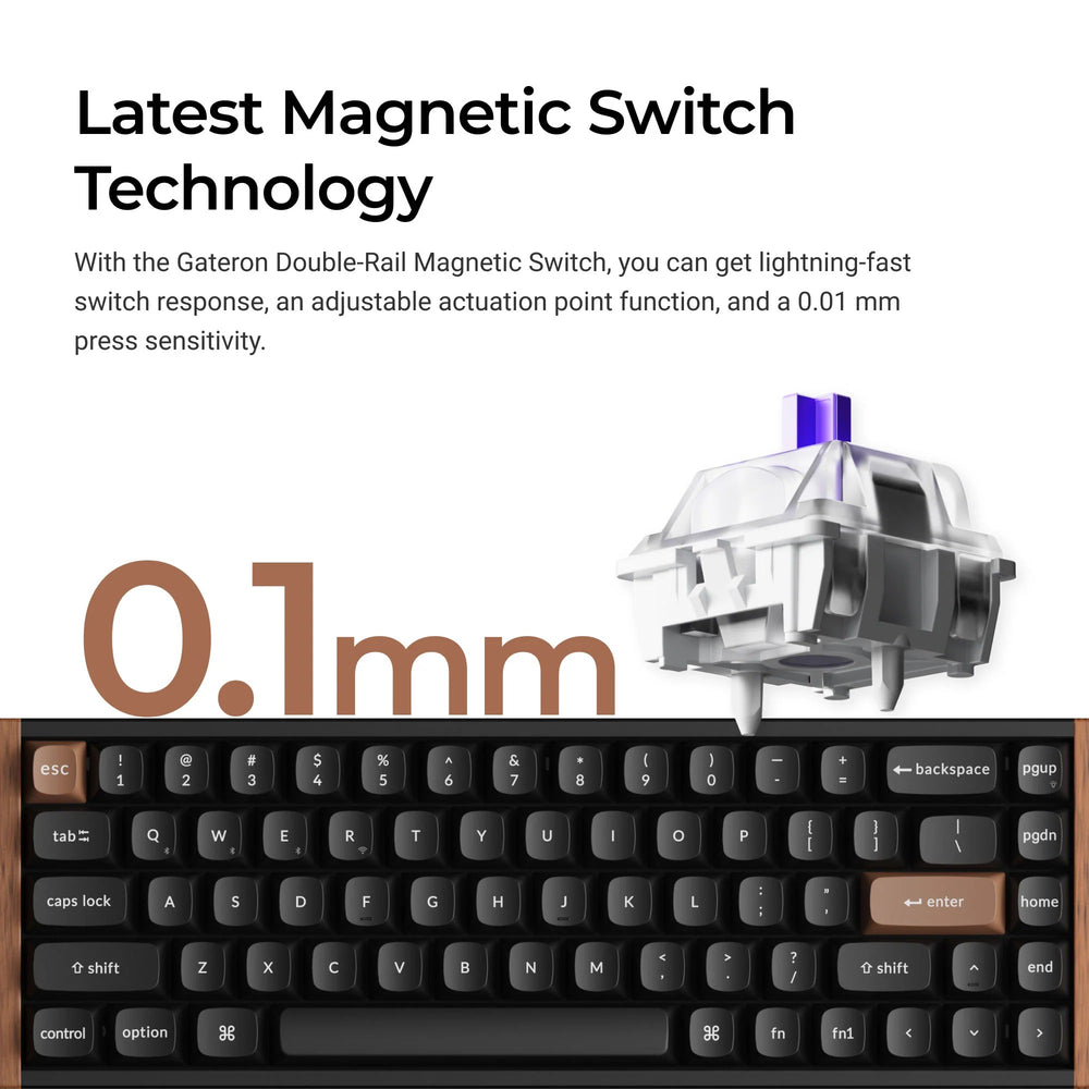 Keychron K6 HE Switch Magnetic Teclado Custom Wireless