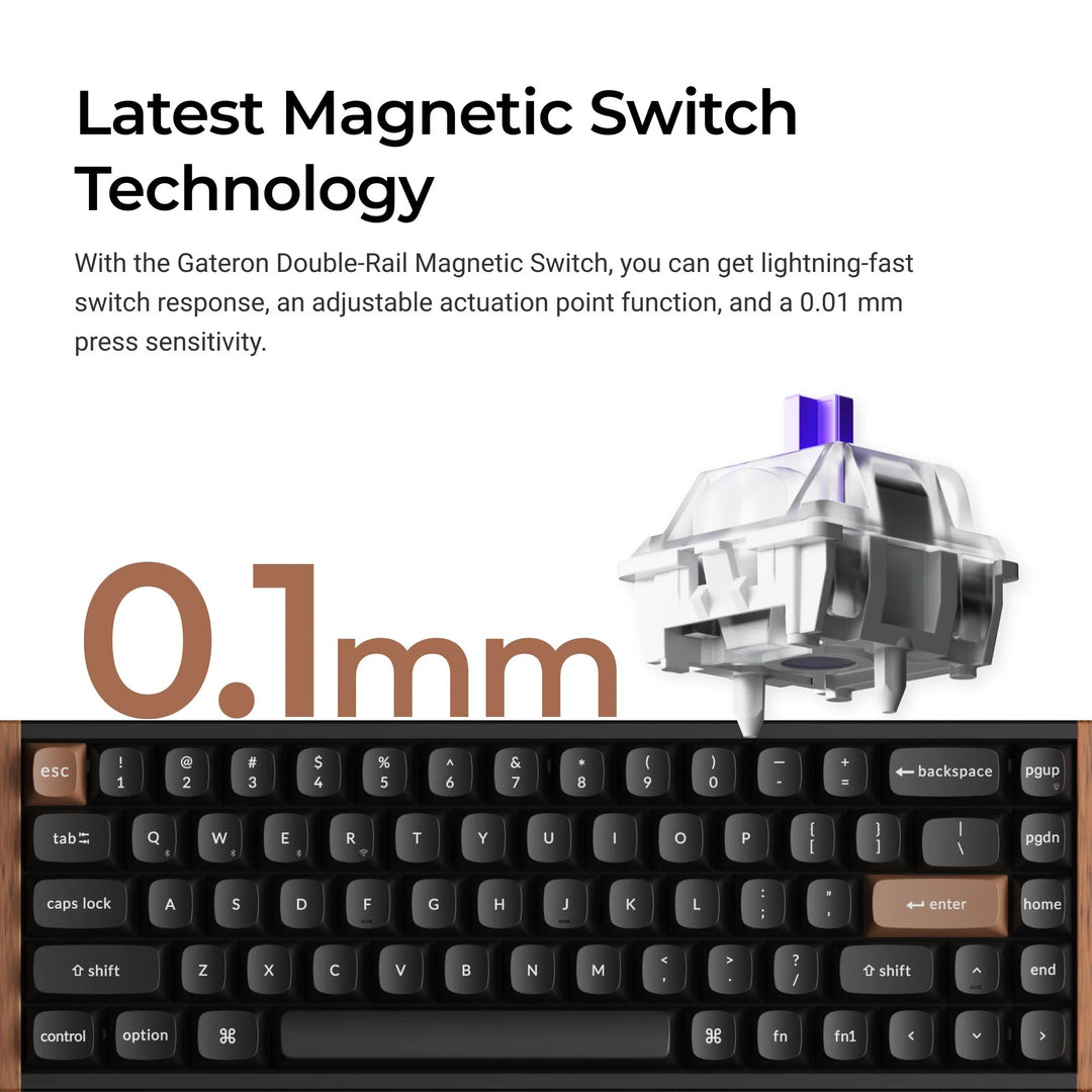 Keychron K6 HE Switch Magnetic Teclado Custom Wireless