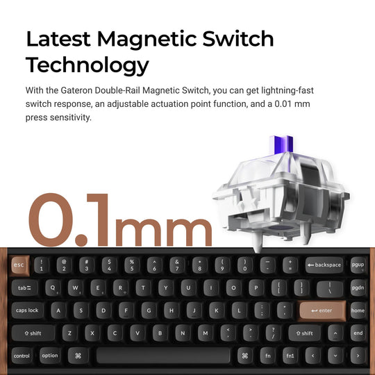Keychron K6 HE Switch Magnetic Teclado Custom Wireless