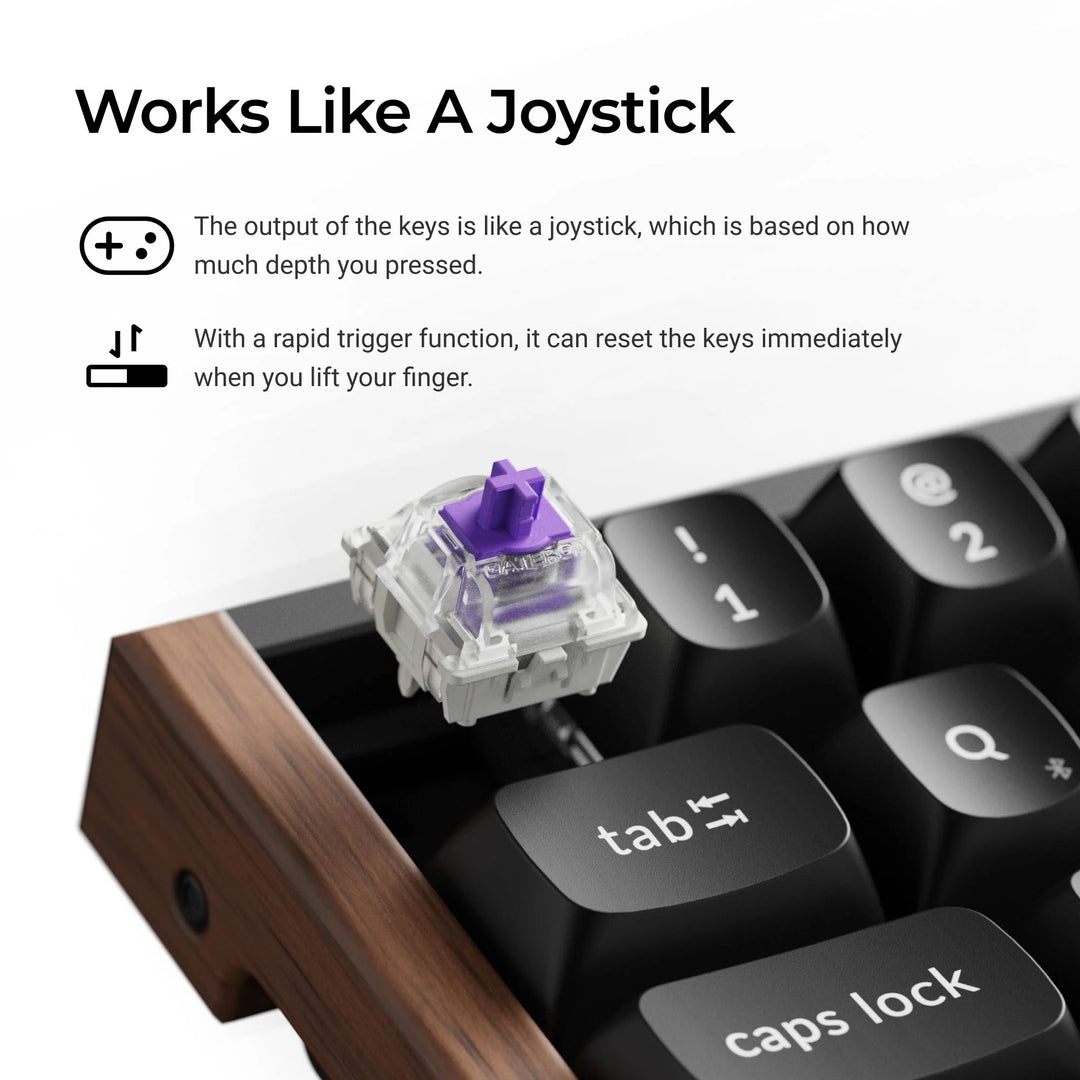 Keychron K6 HE Switch Magnetic Teclado Custom Wireless