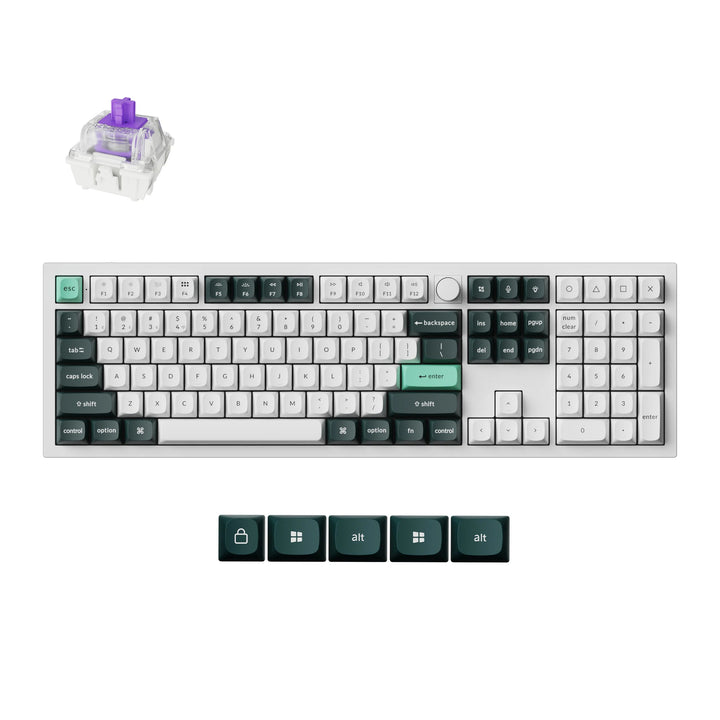 Teclado 100% (104 Teclas) | Layout Full Size – Keychron Brasil