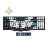 Keychron Q13 Max (Alice Layout) QMK/VIA Teclado Mecânico Custom Wireless