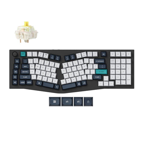 Keychron Q13 Max (Alice Layout) QMK/VIA Teclado Mecânico Custom Wireless