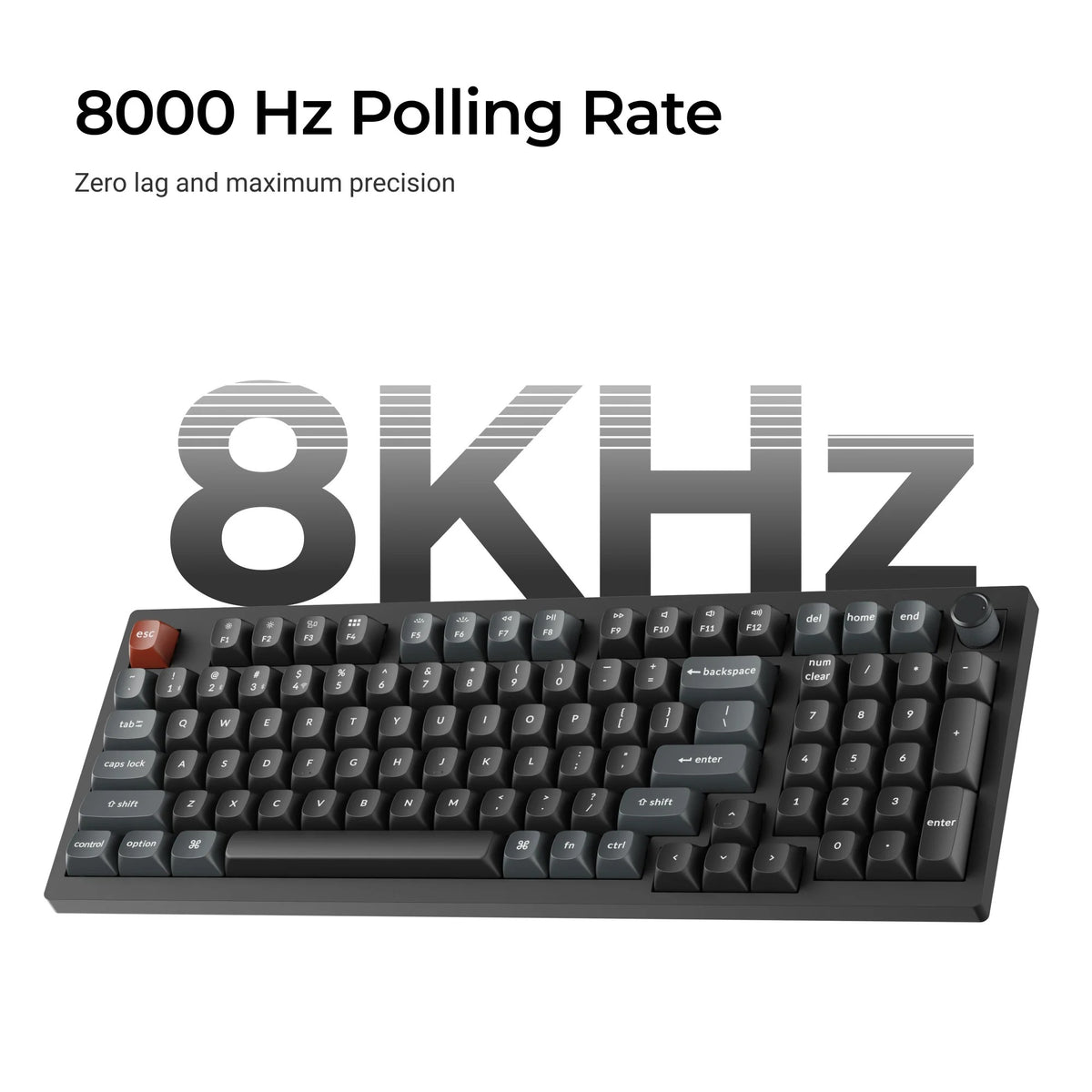 Keychron V5 Ultra 8K Teclado Mecânico Custom Wireless