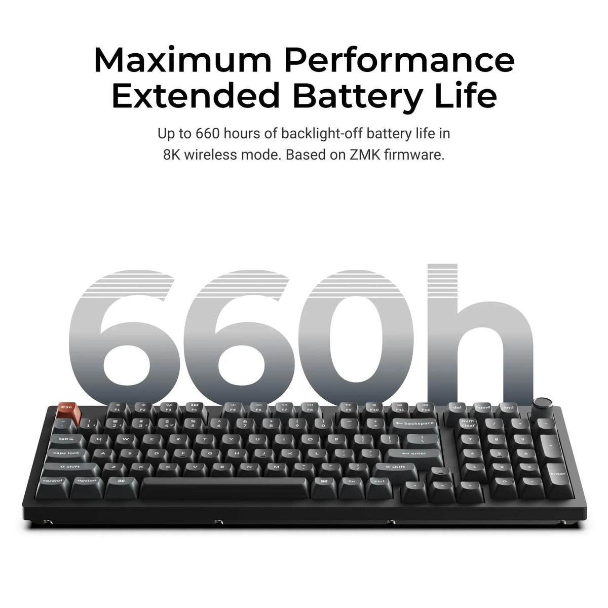 Keychron V5 Ultra 8K Teclado Mecânico Custom Wireless