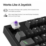 Lemokey P3 HE Teclado Magnético Gamer Wireless Custom