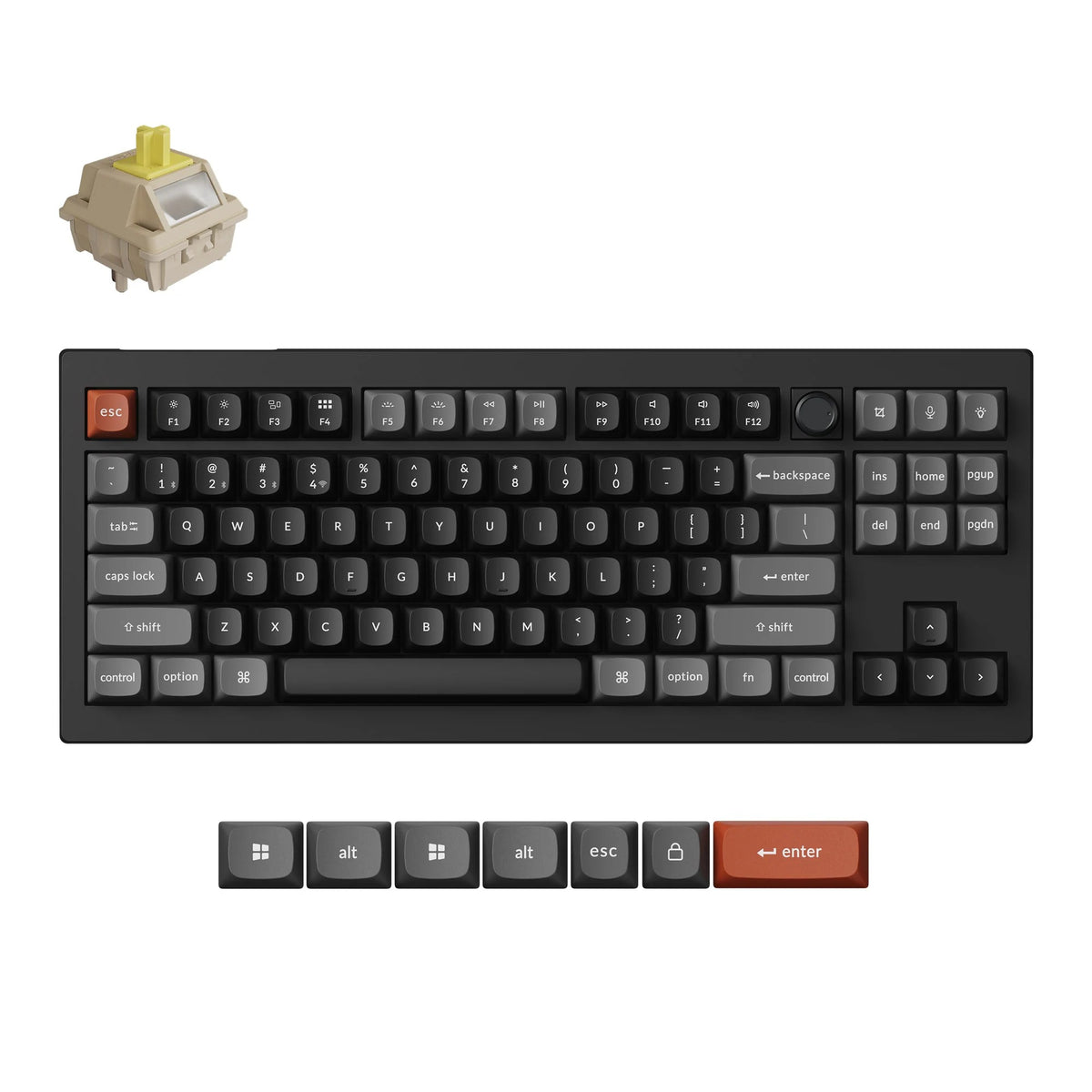 Keychron V3 Ultra 8K Teclado Mecânico Custom Wireless