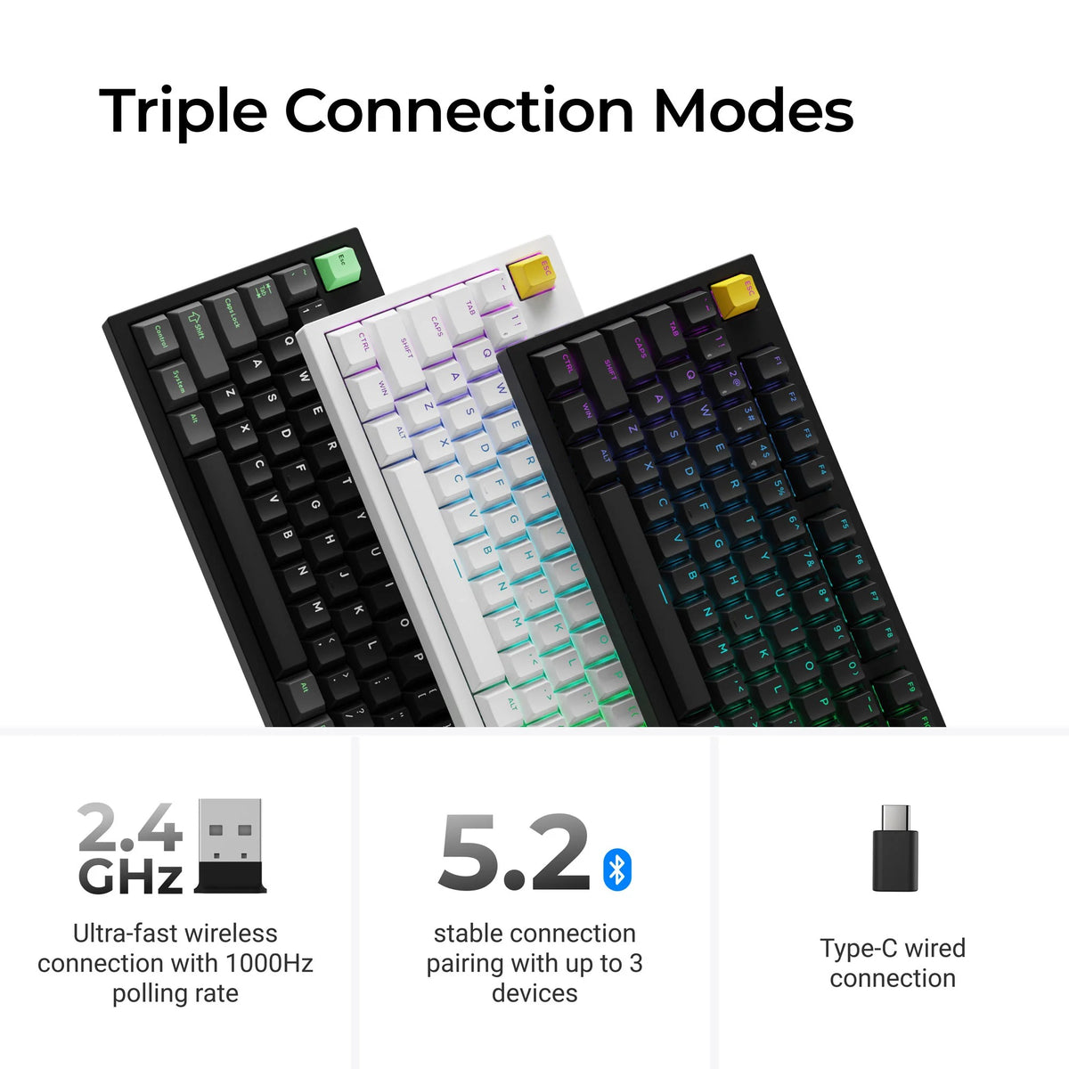 Lemokey P3 HE Teclado Magnético Gamer Wireless Custom