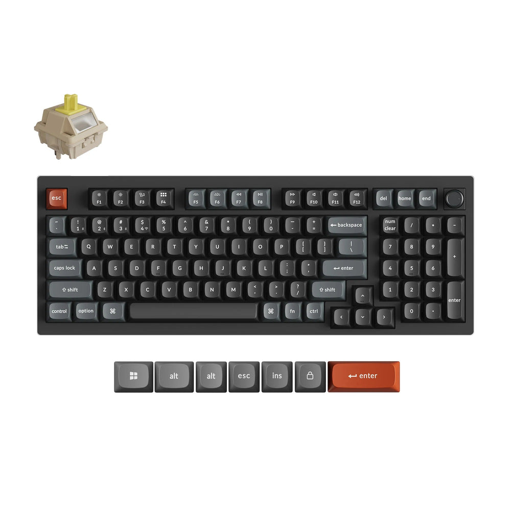 Keychron V5 Ultra 8K Teclado Mecânico Custom Wireless