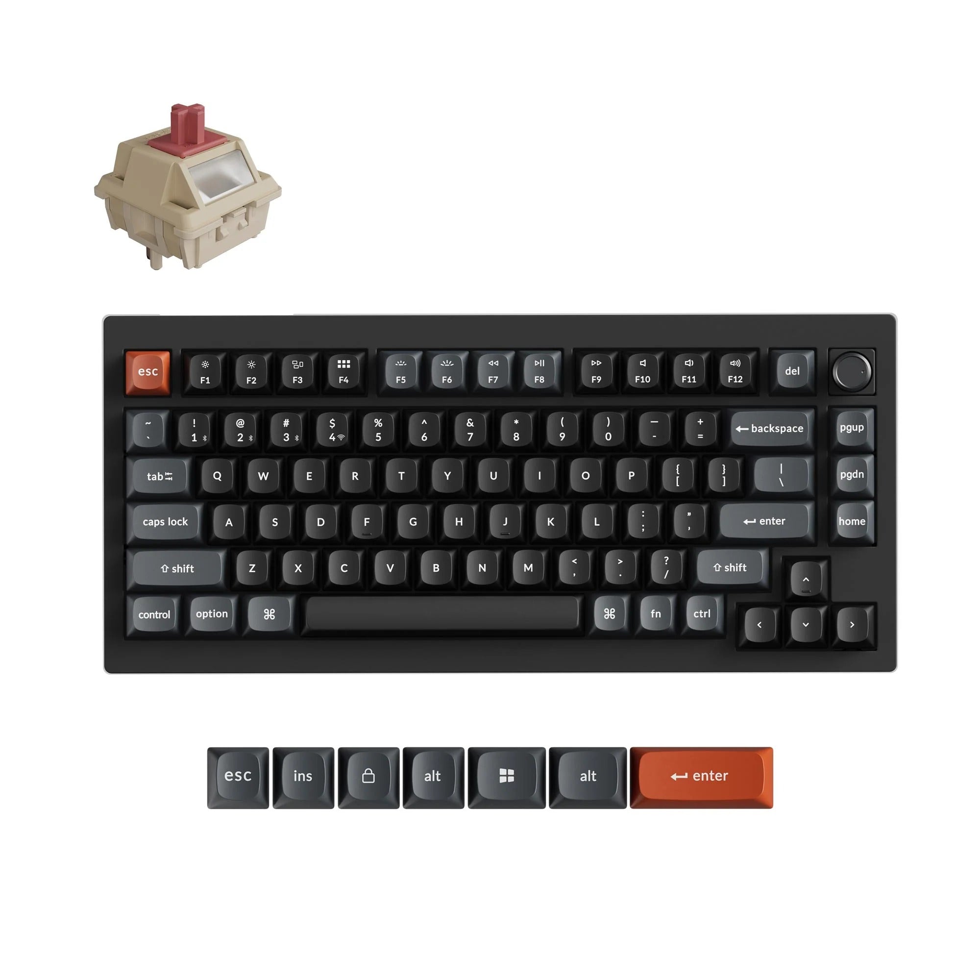 Keychron V1 Ultra 8K メカニカルキーボード 本体 Keychron V1 Ultra 8K | Teclado Mecânico Custom Wireless – Keychron