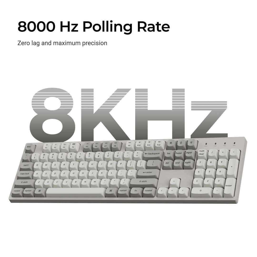 Keychron C2 Pro 8K QMK Teclado Mecânico Com Fio