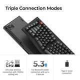 Keychron V10 Ultra 8K | Teclado Mecânico Alice 75% Wireless