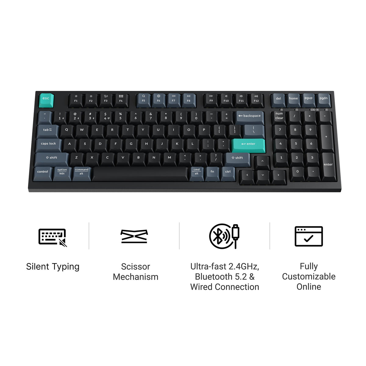Keychron B35 Teclado Wireless