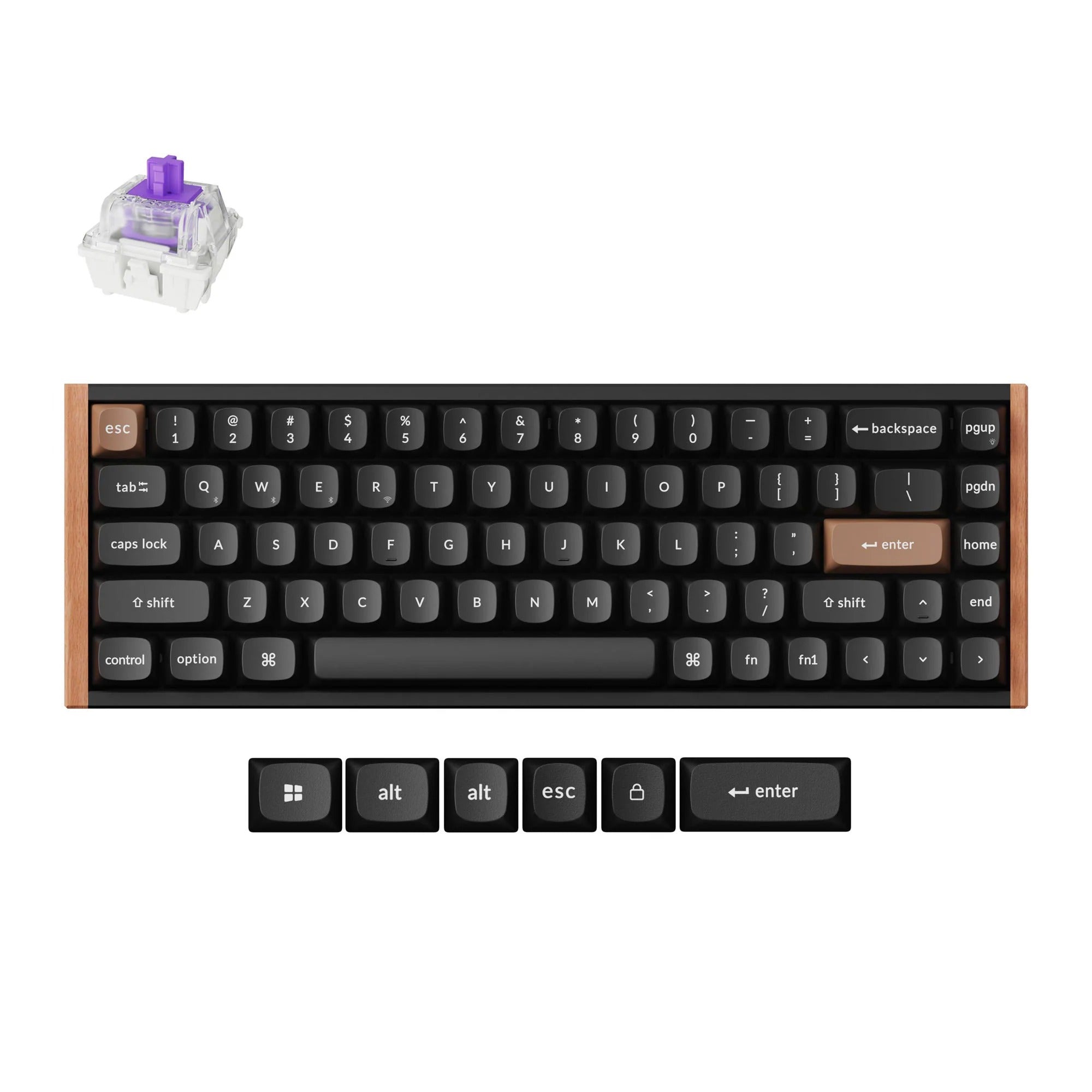 Keychron K6 HE | Teclado Magnético Sem Fio 65% Tri-Mode – Keychron
