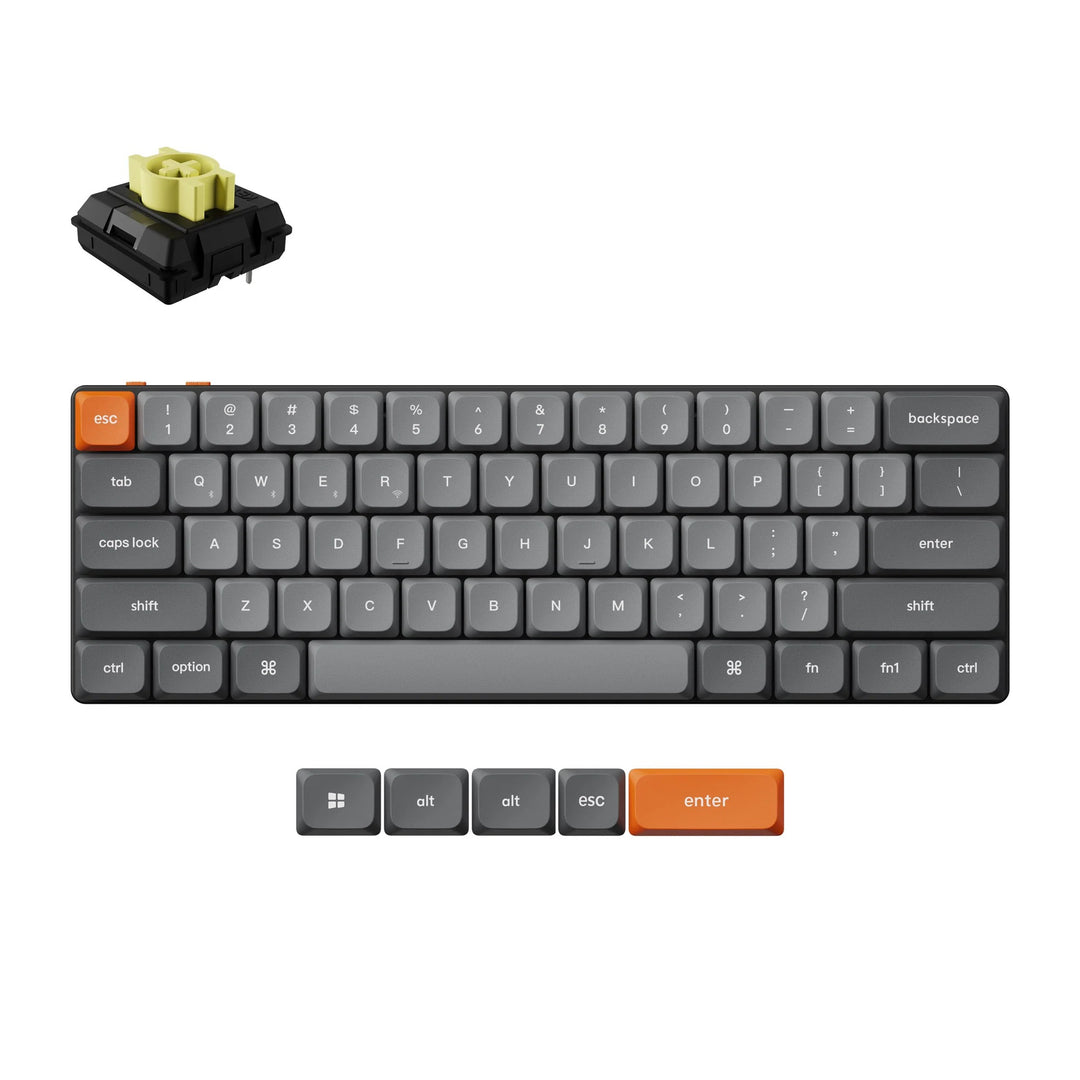 Keychron K9 Max QMKTeclado Mecânico Custom Wireless