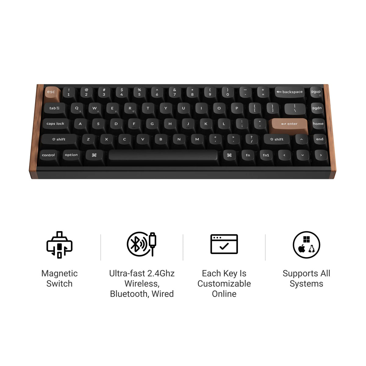 Keychron K6 HE Switch Magnetic Teclado Custom Wireless